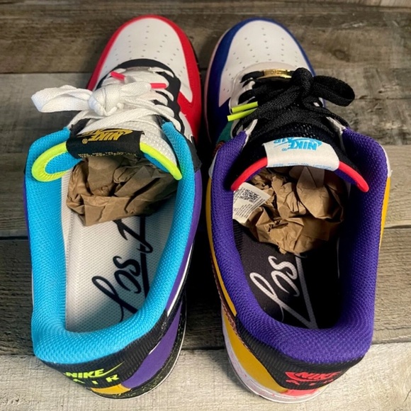 Nike Air Force (1)What the L.A.(CT1117-100)Casual Sneakers Sz M/10.5 - Picture 5 of 7